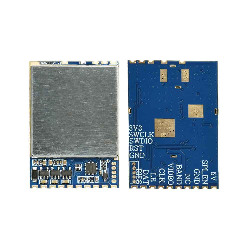 Mini CVBS FPV Wireless Receiver Module 6-8.26GHz Frequency 75 ohm Video Output Impedance for Professional FPV Flight Photography