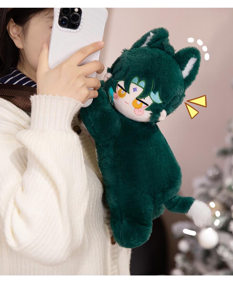 Genshin Impact Xiao, Scaramouche, and Alhaitham Cotton Plush Doll Backpack