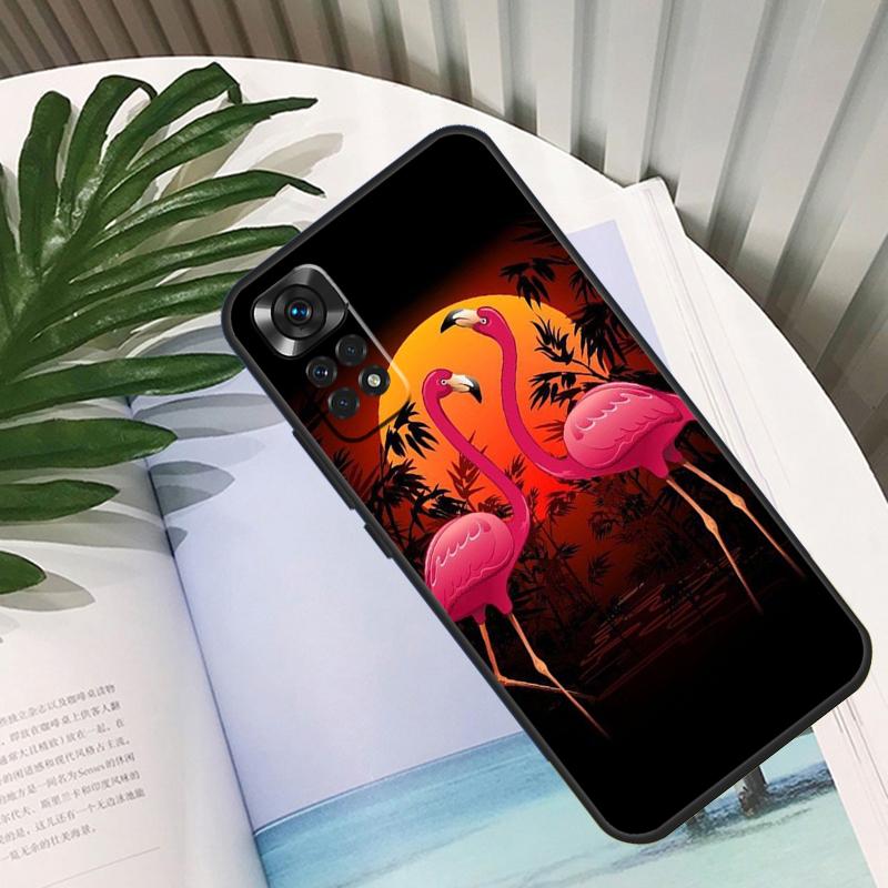 Flamingo Bird Case For Xiaomi Redmi Note 9 8 10 11 12 Pro Note 11S 10S 9S Redmi 12C 9C 10A 10C Back Cover