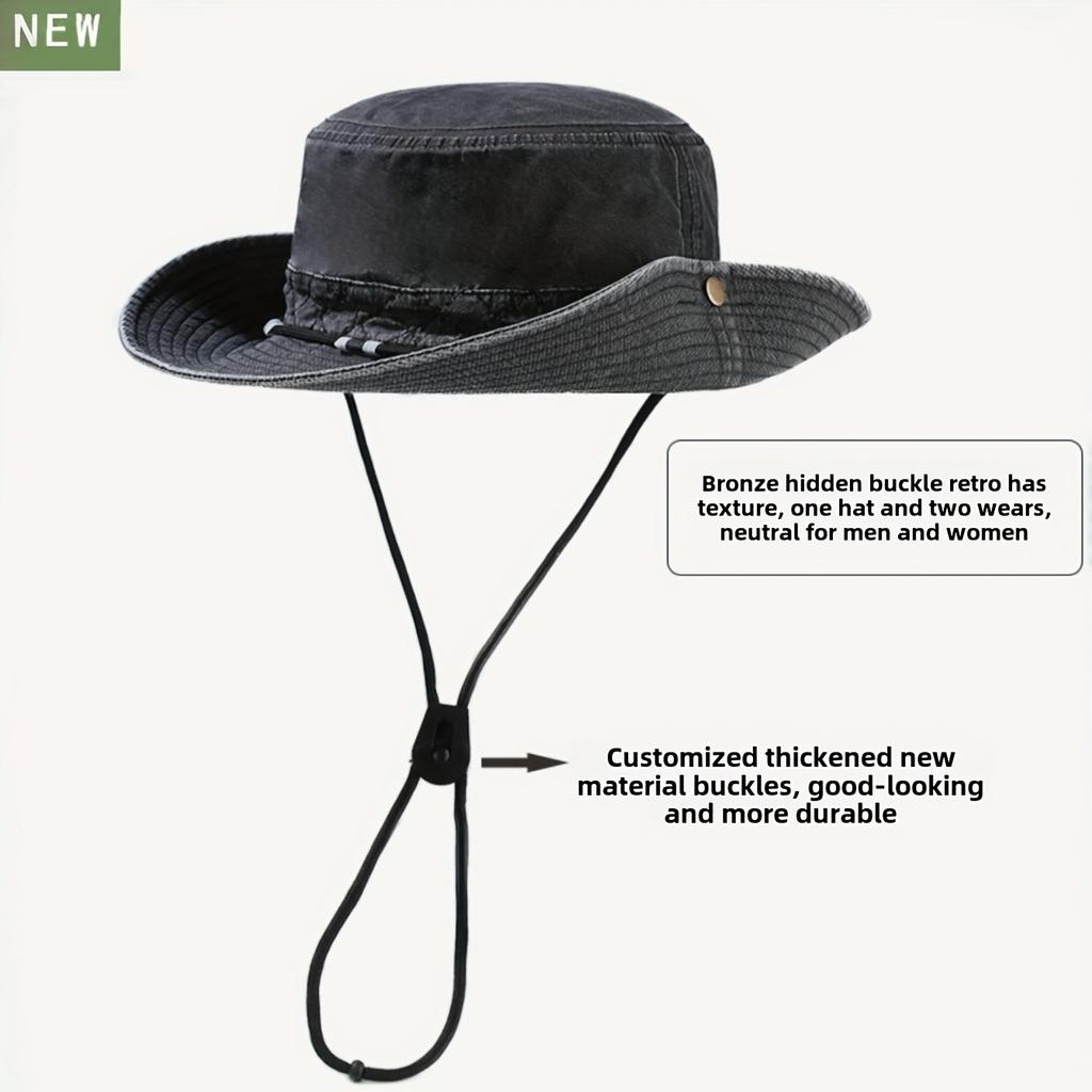 Vintage British Fisherman Hat, Wear One Hat Twice, Switch Between Cowboy Hats At Will, Essential for Hiking and Cycling