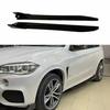 BMW X5 X6 Black Carbon Fiber Warrior Side Skirt Kit - F15 F16 Models