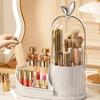 360° Rotating Makeup Brush Holder Cosmetic, Lipstick, Eyebrow Pencil, Eye Shadow Organizer With Clear Lid Dustproof, Waterproof