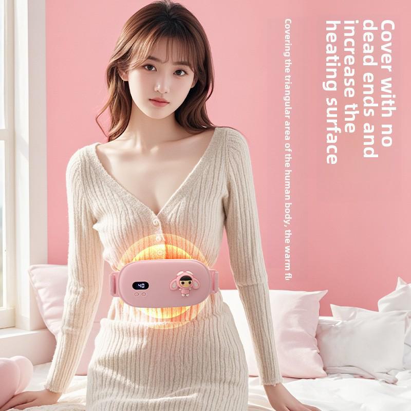 Rechargeable Ultra-Thin Menstrual Heating and Vibration Massage Belt