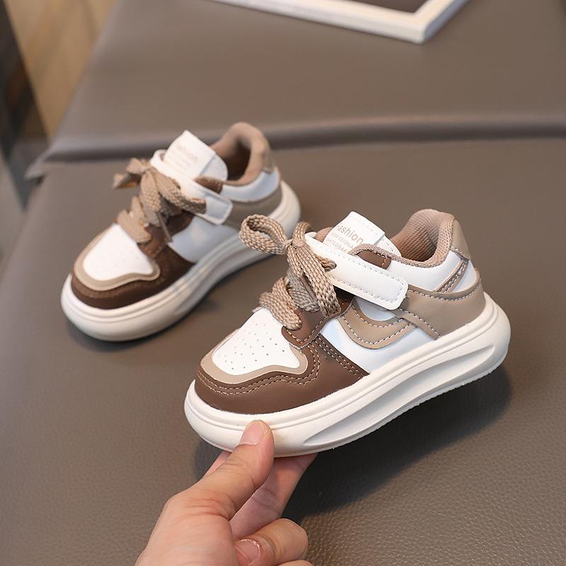 

Детские кроссовки Детская обувь для девочек Повседневная кожаная обувь для мальчиков 30 хаки