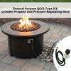 Efficient Gas Regulator with Hose Universal Gas Grill Regulator and Hose for Most Gas Grill Easy To Installation