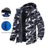 Fleece Lining Mountain Jackets Mens Hiking Jackets Outdoor Removable Hooded Coats Ski Snowboard Parka Winter Outwear
