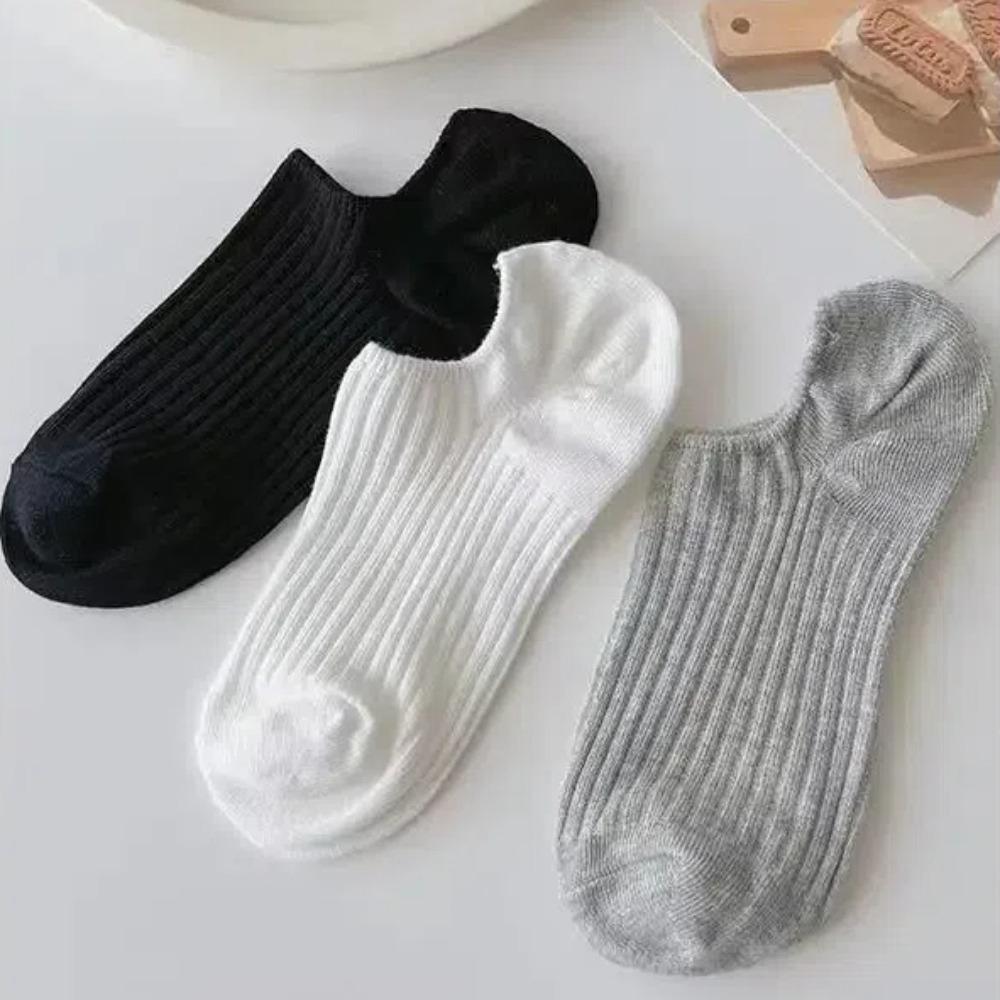 10 Paar Kurze Socken mit niedrigem Schaft Silikon Anti-Rutsch Damen Socke Unsichtbare Flache Socke Sommer