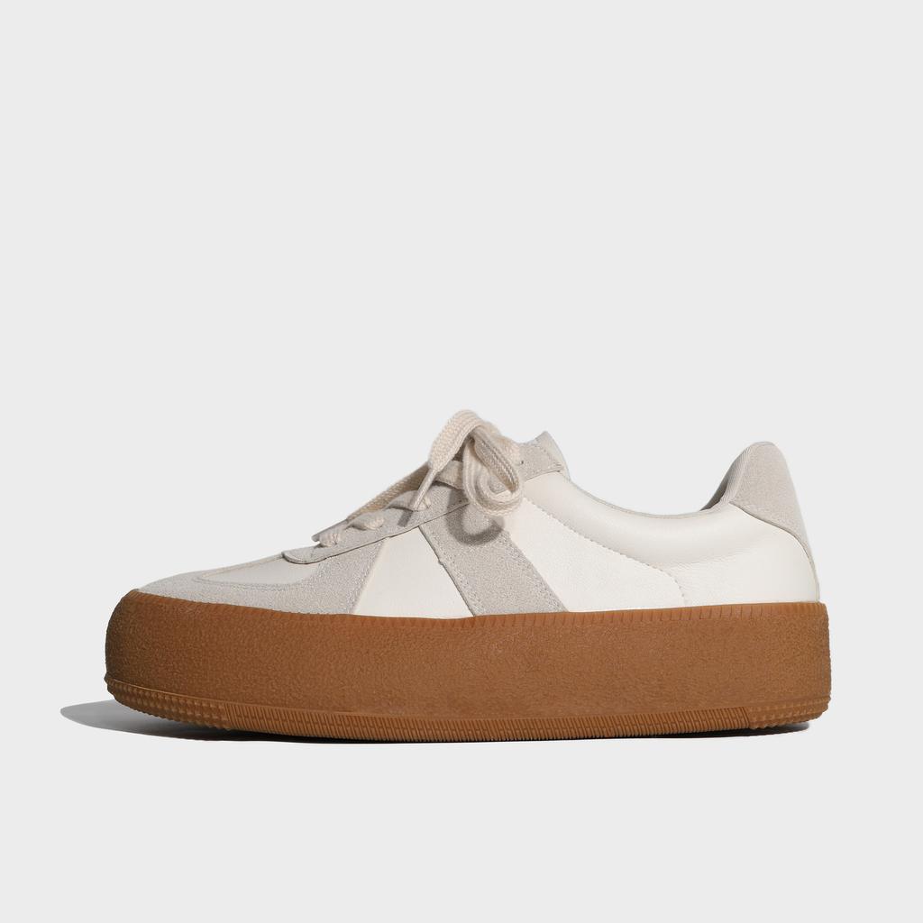 Strictly selected German training shoes women's shoes spring shoes Huizhou women's shoes spring low-top women's casual single shoes thick-soled Fo