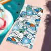 Cartoon cute P-Pochacco Towel Drying Bath Towel Applicable To Light Swimming Camping Yoga Beach Out