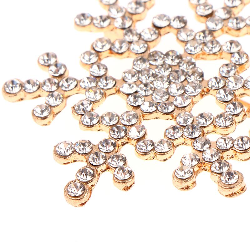 Strassprydd Snöflinga Vinter Dam Mode Brosch Glittrande Kristall Broschnålar Smycken Broscher Dam Julklapp