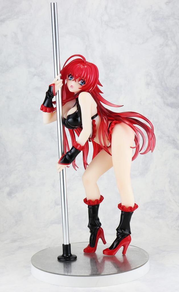 Kaitendo High School DxD Rias Gremory Pole Dance stupnice PVC lakovaná hotová figurka ver. ~Černá barva~ 1/7