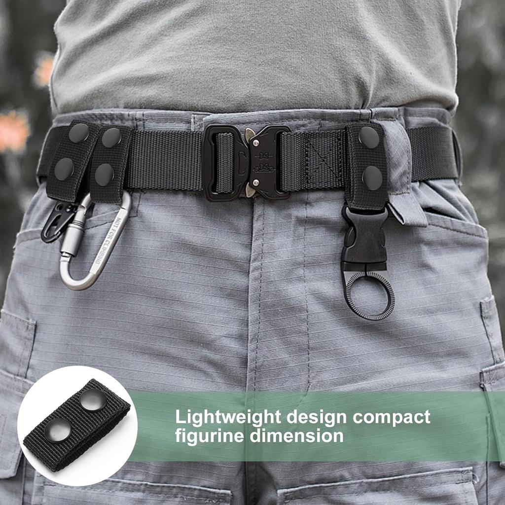 4/8Pcs Tactical Belt Buckle Heavy Duty Belt Keeper Portable Webbing Strap Molle Belt Equipment Accessories Outdoor Sports