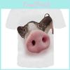 Men Women Casual 3d Tshirt Print 2019 Zodiac Blessing Pig Short Sleeve Tops Tee