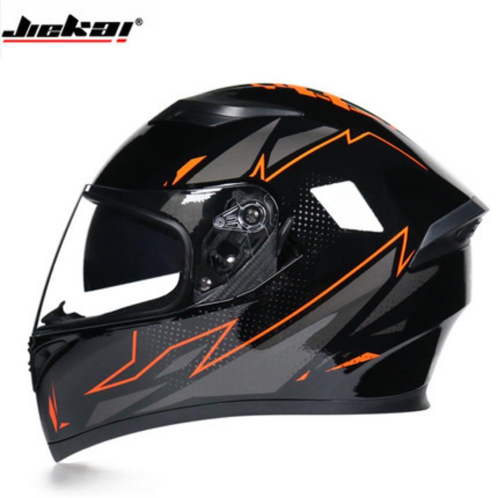 Double Lens Motorcycle Helmet Men's Off-Road Running Helmet Electric Vehicle Women's Winter Full Cap Full Helmet