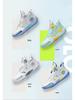 Men's High Top Breathable Non-Slip Shock-Absorbing Basketball Shoes for Middle School Students