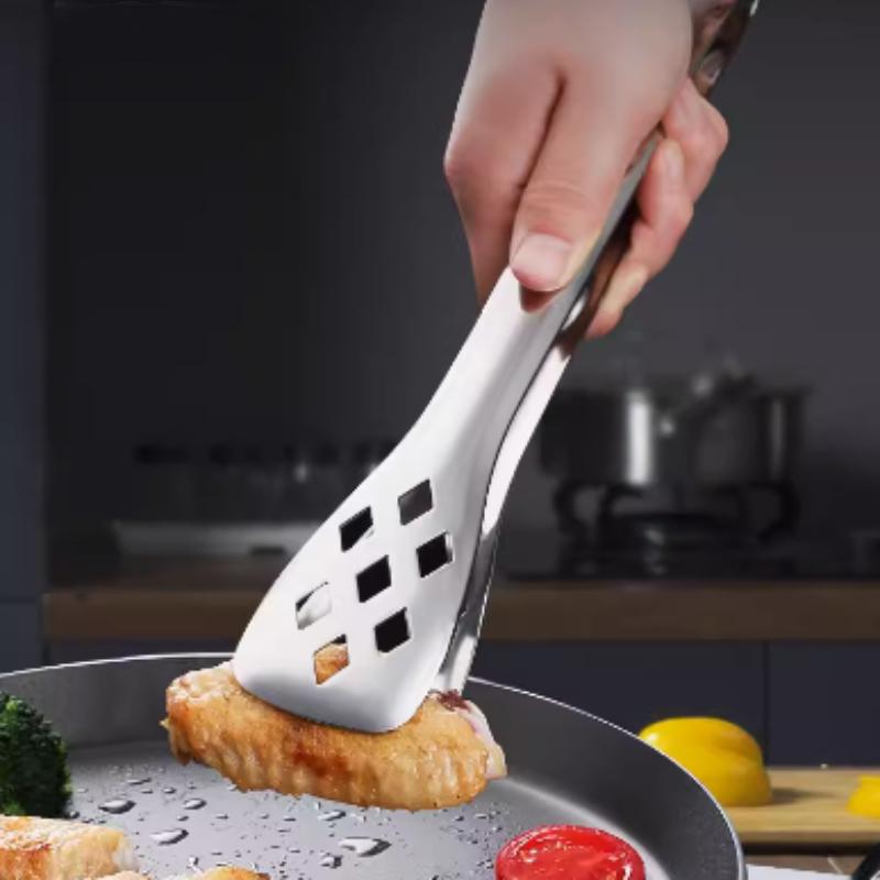 Szczypce kuchenne do grilla ze stali nierdzewnej w wielu stylach, w tym do chleba, sałatek, steków, gotowania, smażenia oraz przybory kuchenne