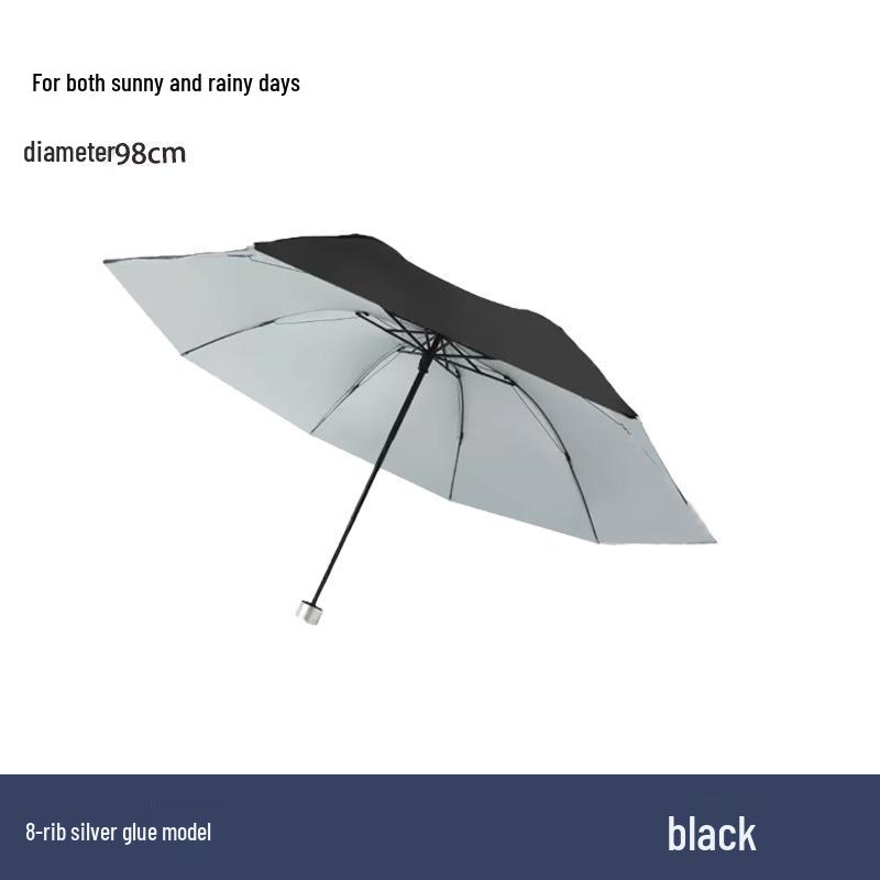 Dámský extra velký automatický deštník - Anti-UV, ochrana proti slunci do deště i do slunce