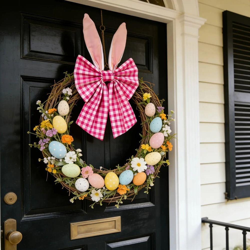 Bunny Ears Design Bunny Ear Bow Decorative Style Tree Topper Bow Easter Wreath Bows  Easter Gifts