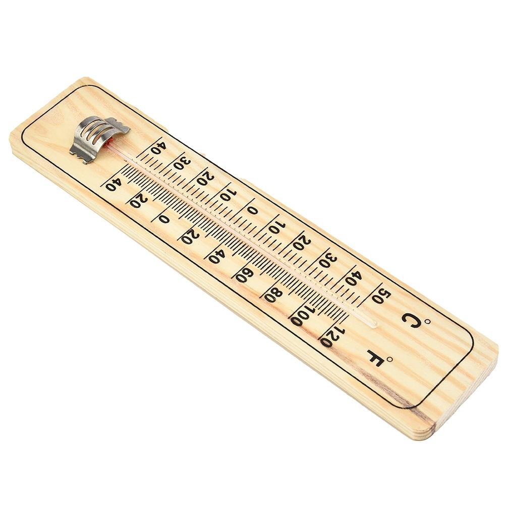 Temperaturmesser Thermometer Thermometer Wandhänger Thermometer Holzfarbe