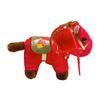 Red Horse Plush Keychain Realistic Soft Stuffed Animal Keyring Pony Mascot Gift for Company Events Kids