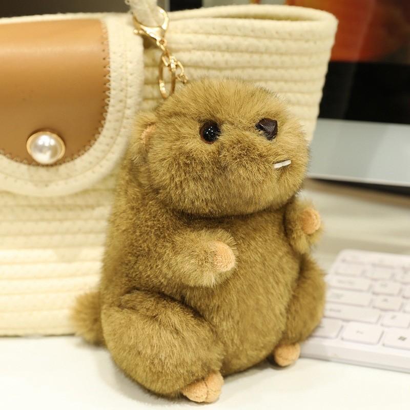 Animal Nezha Marmot Plush Toy Stuffed Doll Bedroom Decoration Cartoon Gift Kids