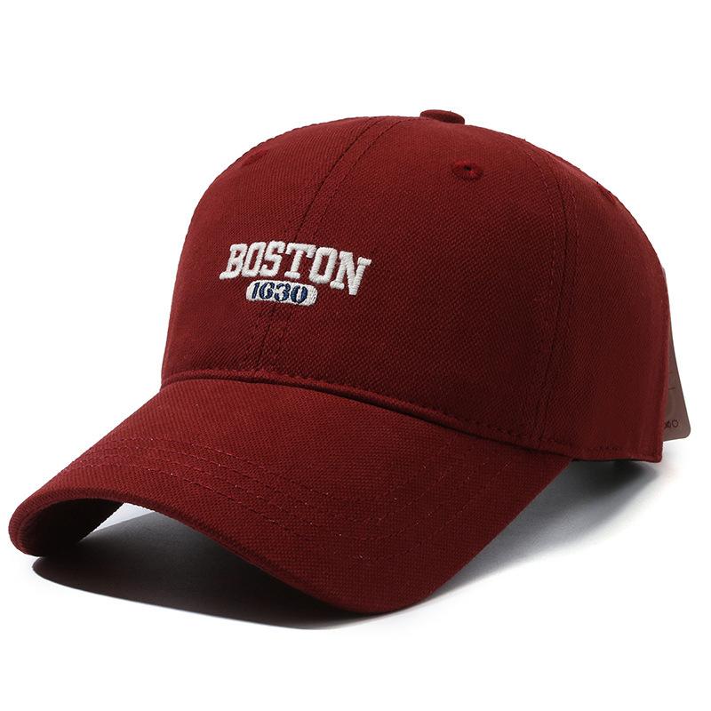 New Baseball Cap Embroidered Letters Fashion Versatile Cap Men's and Women's Peaked Cap Sunshade Sunscreen Baseball Cap