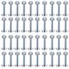 40 Stück/Set 316L Edelstahl Labret Ohrstecker Lippenringe Set Eingelegt Glänzender Strass Einfacher Stil Körperpiercing Schmuck Geschenk
