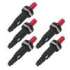 5PCS Piezo Igniter 1 Out 2 Spark PP Shell Push Button Grill Igniters for Outdoor Cooking