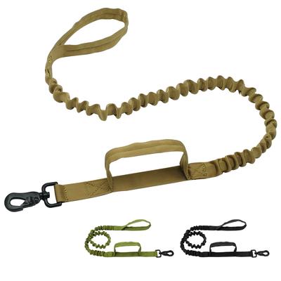 Hund Haustier Leine Nylon Taktisch No-Pull Bungee Hundetrainingsleinen Militärisch Elastischer Puffer Hundeleine Für Mittelgroßes Haustier