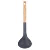 Corporation Kiricon Ladle Silicone Rubber FSC Natural Wood (DE6312) - Scratch-resistant Tip, Certified, Handle.
