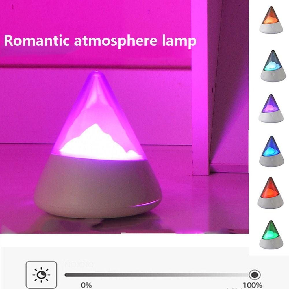 

RGB спальня атмосфера свет USB перезаряжаемый прикроватный столик lLight Broadcast