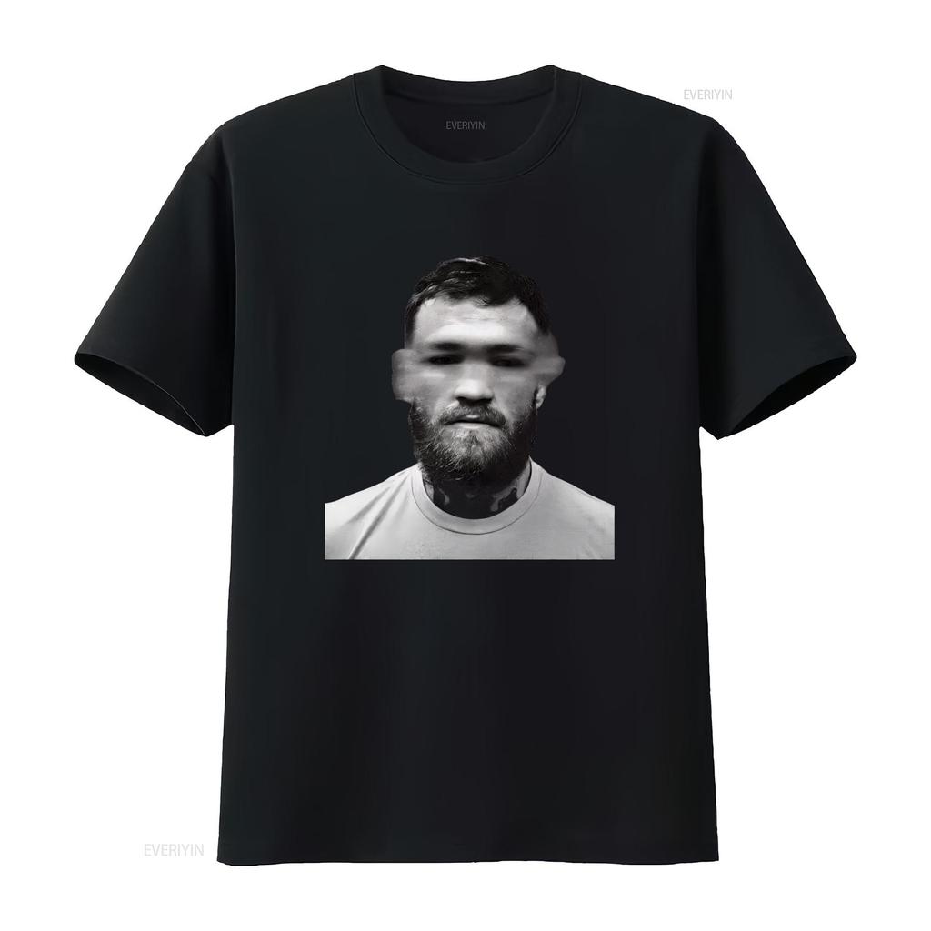 Conor McGregor Mugshot Fashion Heavy Cotton T Shirt Stylish and Comfortable for All Vintage Washed Unisex Graphic Fashion