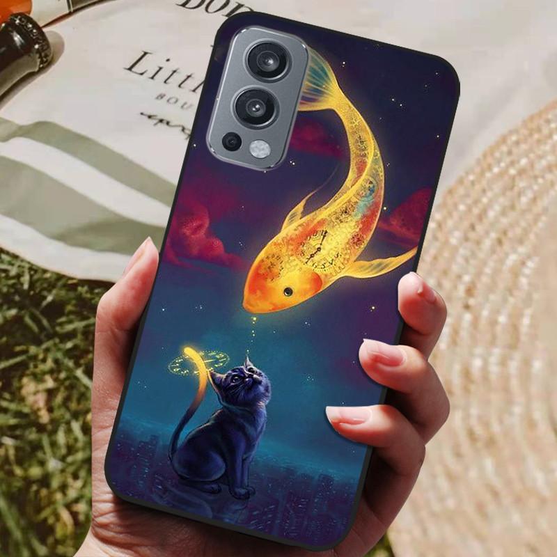 Für OnePlus Nord 2 5G Hülle Silikon Rückabdeckung Handyhülle Für OnePlus Nord2 5G Hüllen für One Plus Nord 2 5G Weicher Stoßfänger Funda