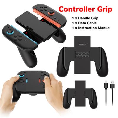 Charging Grip for Nintendo for Switch 2 Joy-Con Controller Comfort Grip with USB-C Cable and Charge Indicator Controller Charger