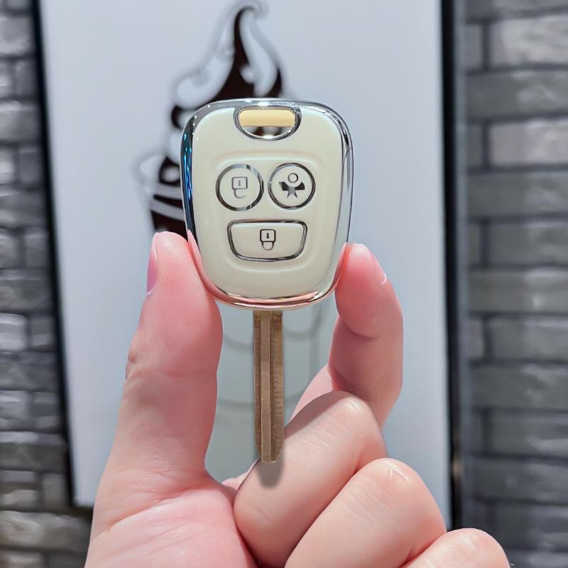 Protective Cover for Original Dongfeng Peugeot Straight Car Key. Suitable for Peugeot 206, 207, 307 Remote Control Keys.