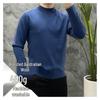 450g Thick Merino Wool Men's Half-High Neck Sweater, Machine Washable, 16 Gauge, for Autumn/Winter 2025