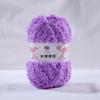 50g Single Strand Coral Fleece Coarse Yarn,Long Fleece Half Flannel,DIY Knitted Sweaters Scarves,Blankets,Soft Comfortable Yarn