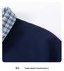 Men's Retro Faux Two-Piece Short-Sleeve Lapel T-Shirt