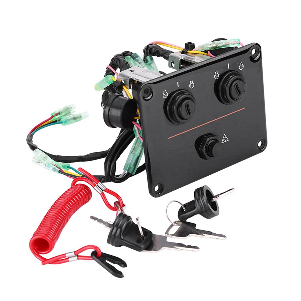 Dual Engine Key Switch Panel Switch Assembly for Yamaha Outboard Engines 6K1825700800