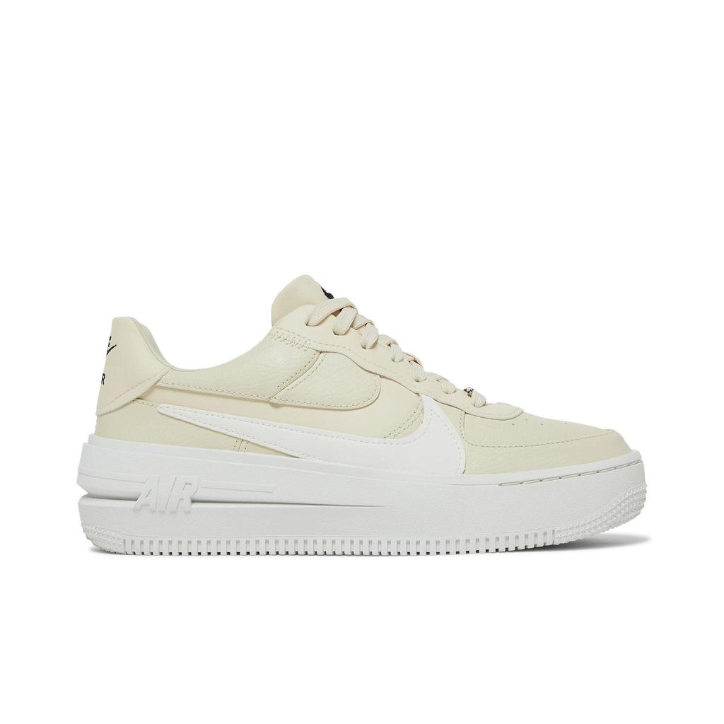 Nike Womens Air Force 1 PLT.AF.ORM 'Fossil' (women's sizes) Fossil / Sail / Summit White / Black Skateboard Shoes DJ9946 200