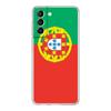 Portugal Flag Soccer 7 Phone Case For Samsung Galaxy S22 5G S20 Ultra S21 FE 5G S10E S9 S8 S10 Plus Note 20 10 Soft Clear Cover