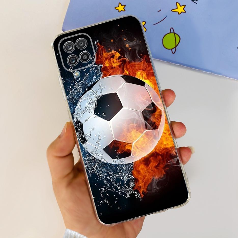 For Samsung Galaxy A12 Case F12 M12 New Fashion Painted Back Cover Soft Silicone Phone Case For Samsung M12 A 12 GalaxyA12 Shell