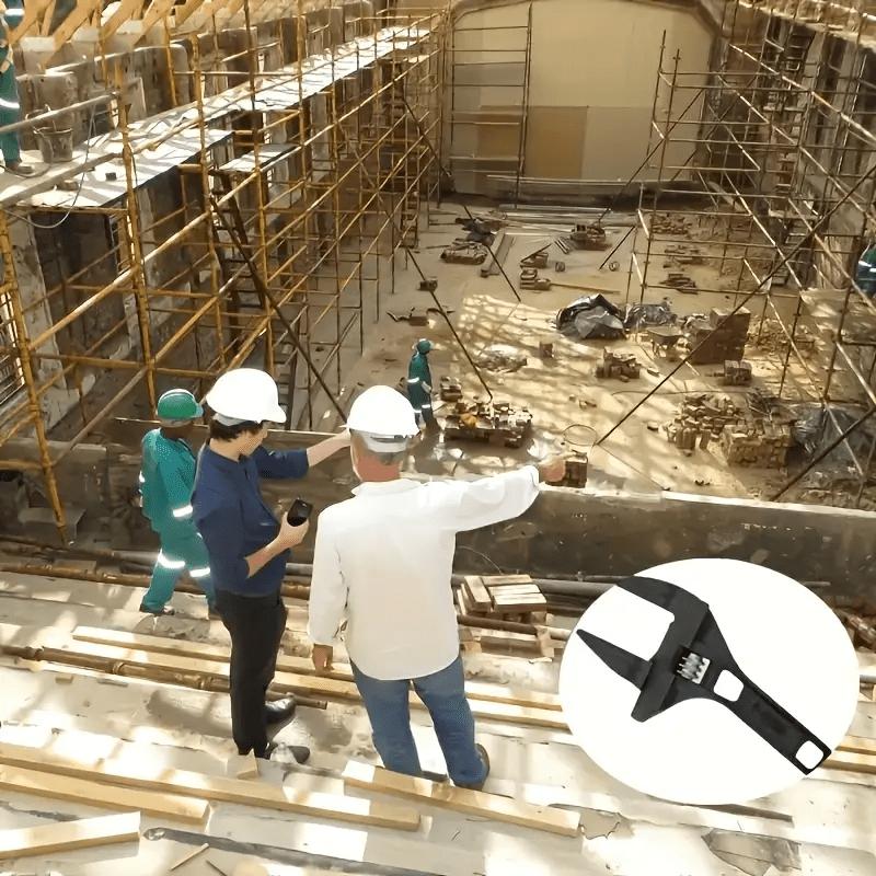 6-68mm Universal Repair Bathroom Hand Tools Large Opening Pipe Wrench Nut Key Adjustable Spanner Bathroom Repair Tool