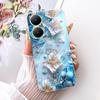 For Vivo Y27 4G Case V2249 Luxury Flower Butterfly Painted Cover Soft Slim Phone Case For Vivo Y27s Y 27 s VivoY27 5G V2302 Bags