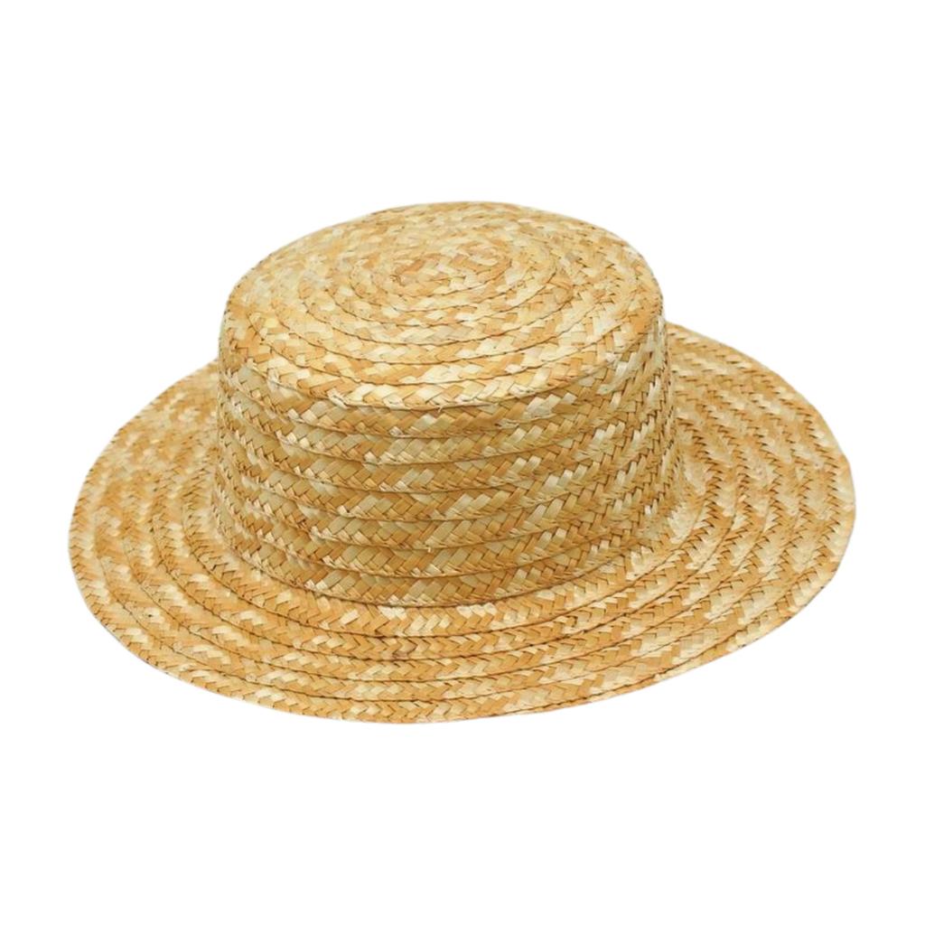 Big-Brimmed Dome Cowboy Straw Hat Ladies Summer Wheat Straw Sun Hat Straw Sun Hat Sunscreen Beach Hat