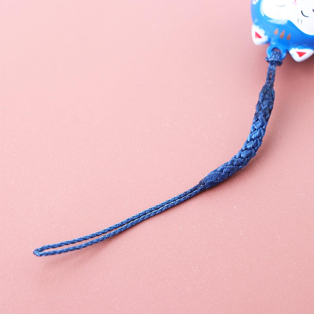 Keyring Phone Pendant Japanese Lucky Cat Keychain Phone Charm Maneki Neko Mobile Phone Strap