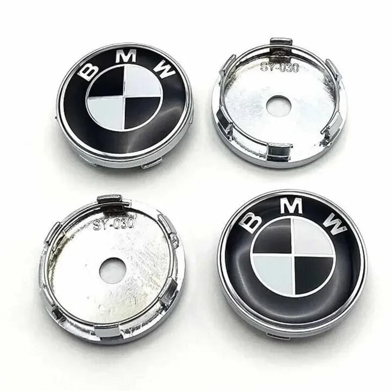 -4Pcs 56mm/60mm/68mm Wheel Center Caps for BMW–Fit for X1 X3 X5 E70 E71 X6 M3 F30 F20 F10 F11 G30 E36 E46 E53 E90 E91 E60 E61
