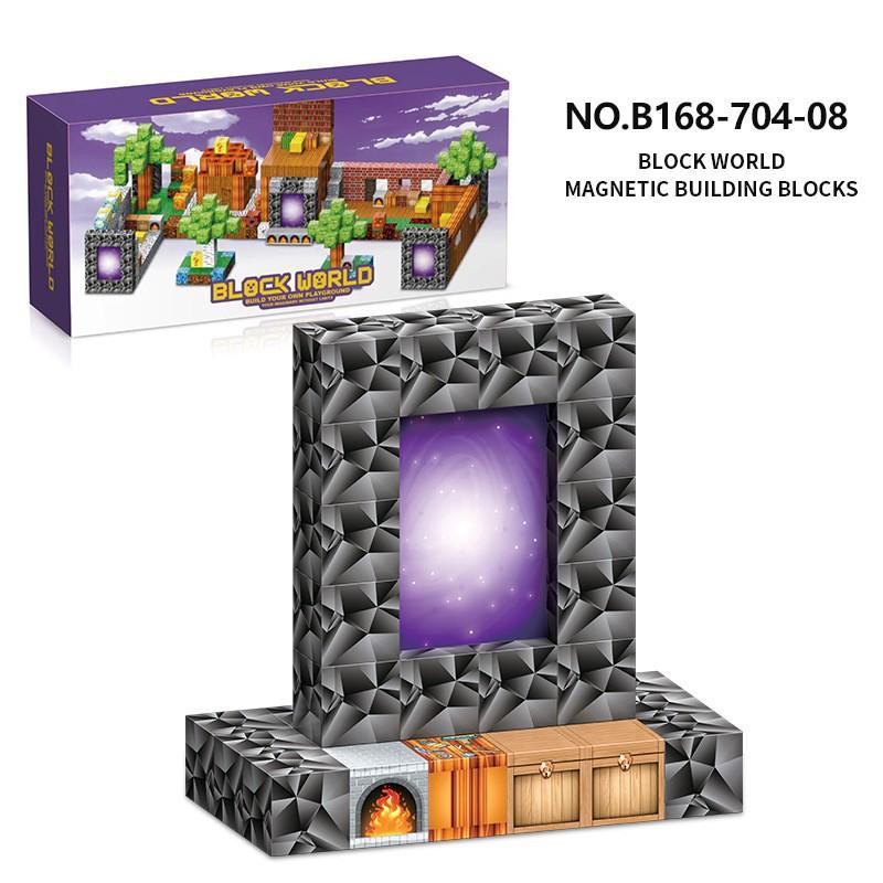 Source Factory 60 Models My Magnetic World Magnetic Block Theme Set Diy Build Magnetic Building Block Toys