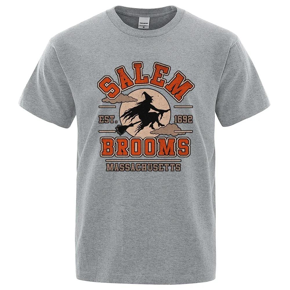 Men's Halloween Fun T-Shirts Summer Casual T-Shirts Crew Neck Pattern Simple Cotton Streetwear Oversized T Shirt Graphic T Shirt