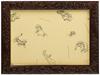 In Puzzle Frame for 108 Disney Art Figure Brown X Gold Braided 3D Character Disney Emblem Hanging and Hook Included (Made Japan) Panels, (18.2